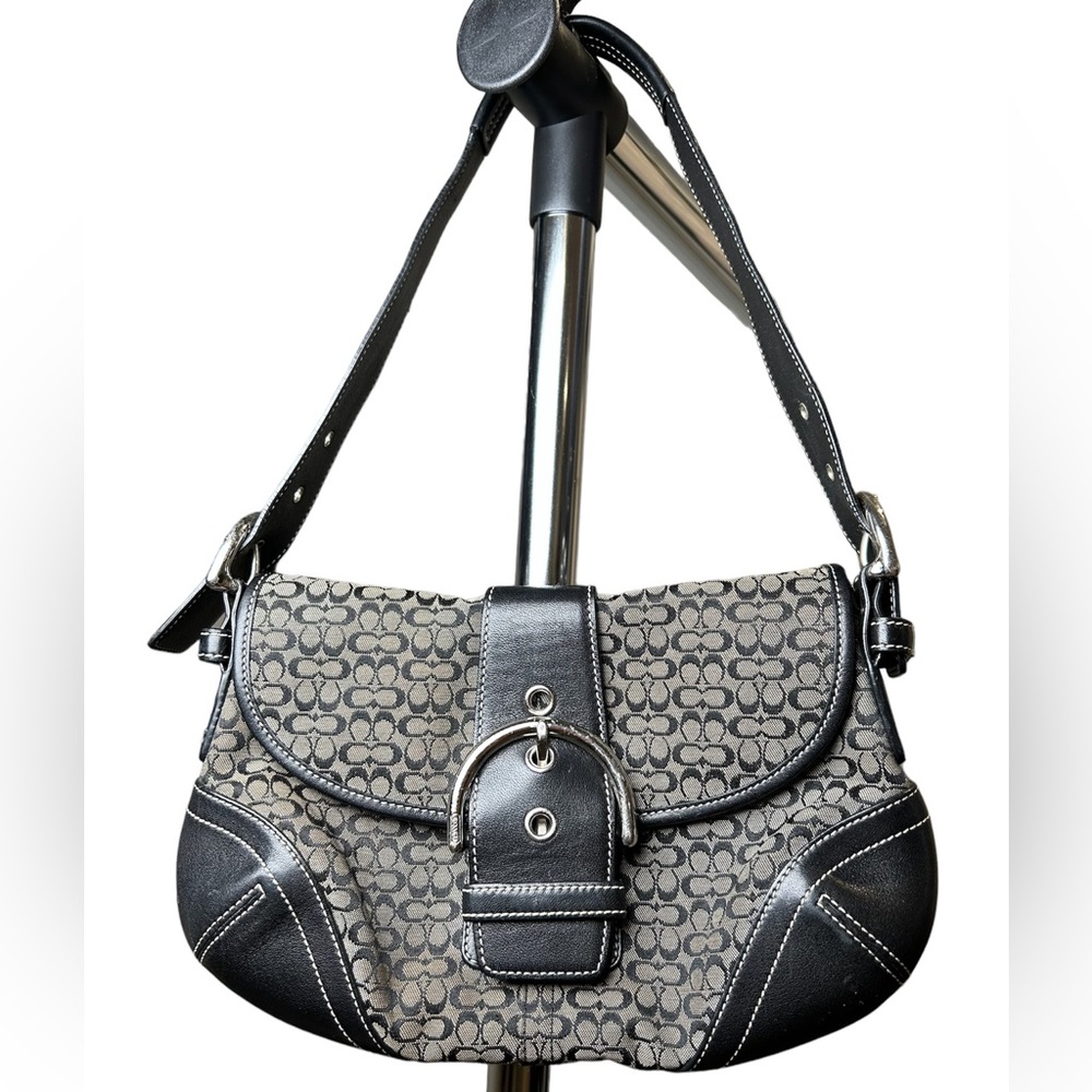 Coach signature canvas soho shoulder bag